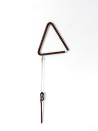 vintage iron dinner bell