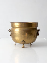 antique Victorian brass jardiniere planter