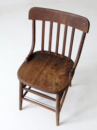 vintage slat back chair