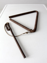 vintage iron dinner bell