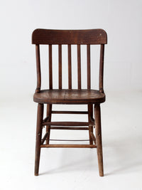 vintage slat back chair