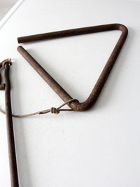 vintage iron dinner bell