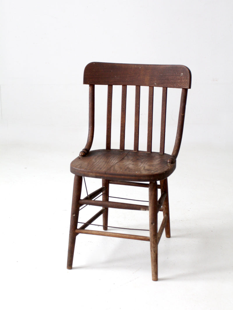 vintage slat back chair