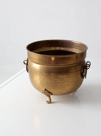 antique Victorian brass jardiniere planter