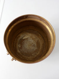 antique Victorian brass jardiniere planter