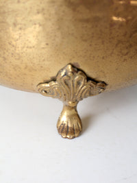 antique Victorian brass jardiniere planter