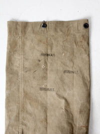 vintage canvas mail sack