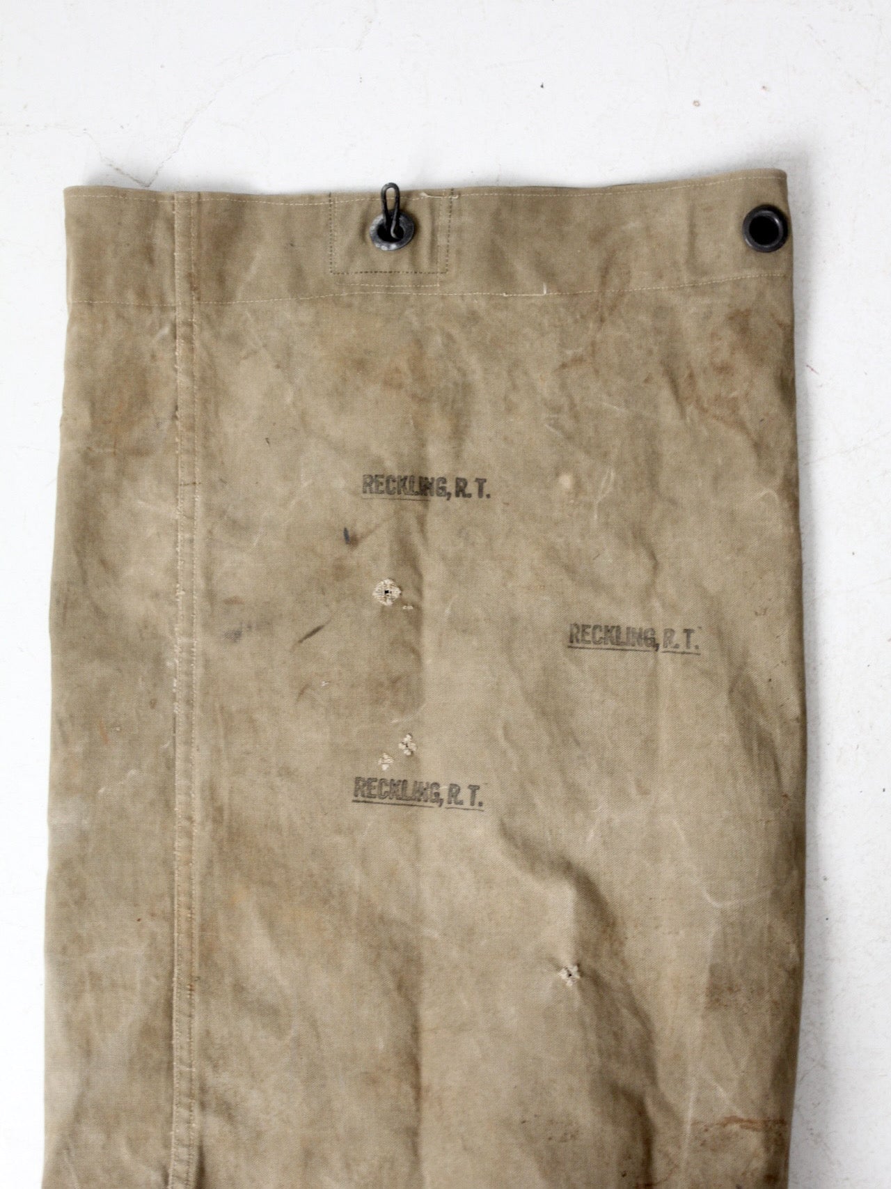 vintage canvas mail sack