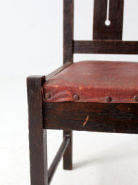 antique Mission style chair