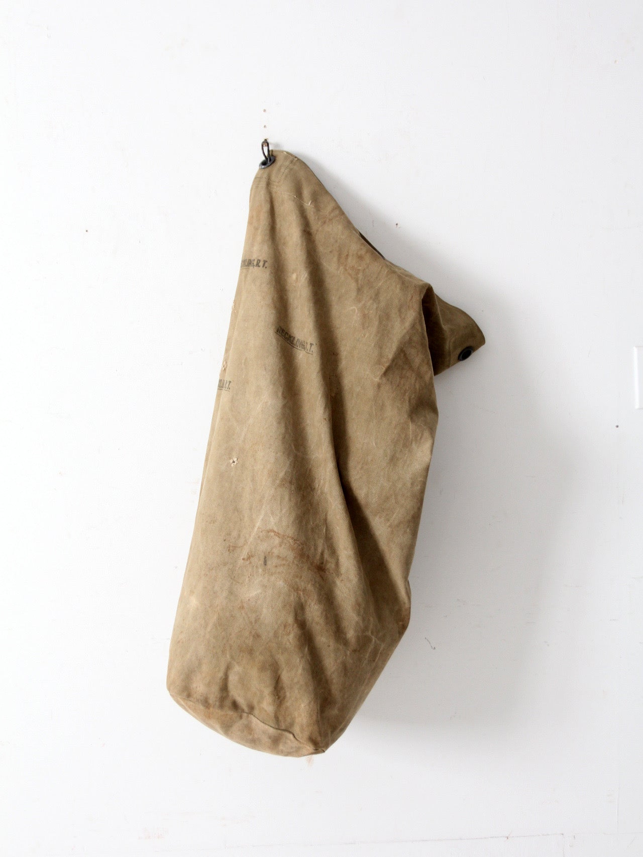 vintage canvas mail sack