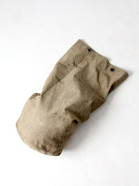 vintage canvas mail sack