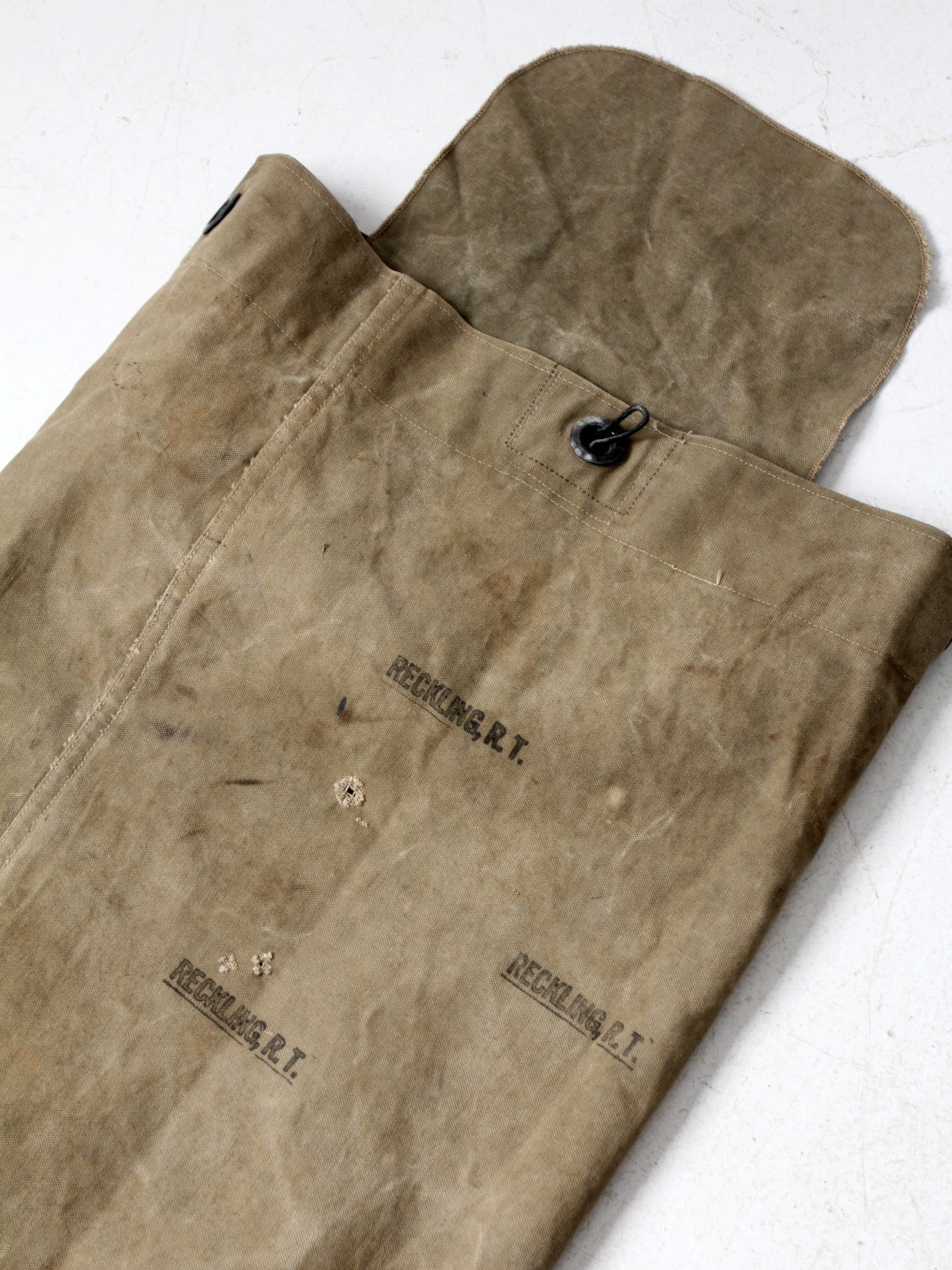 vintage canvas mail sack