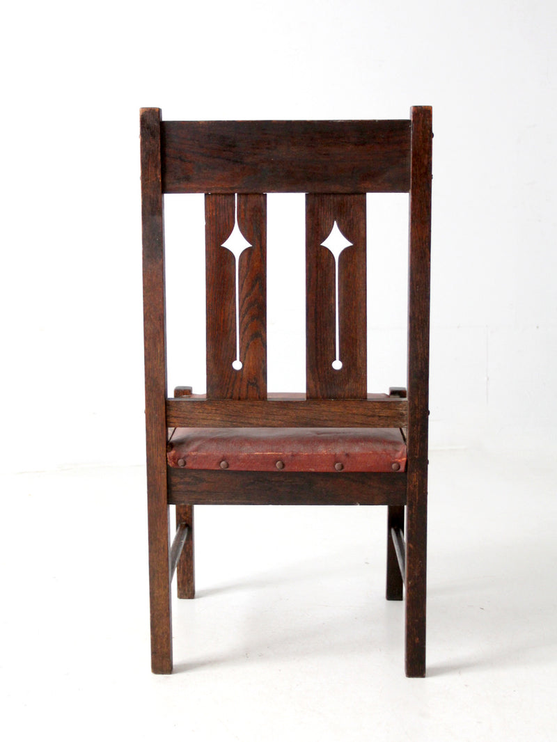 antique Mission style chair