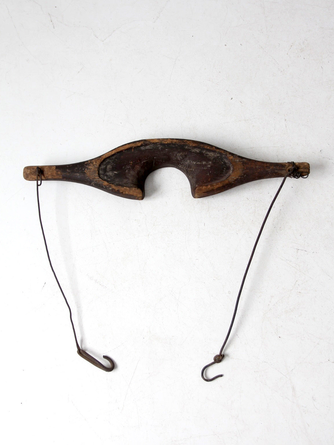 antique wooden shoulder yoke