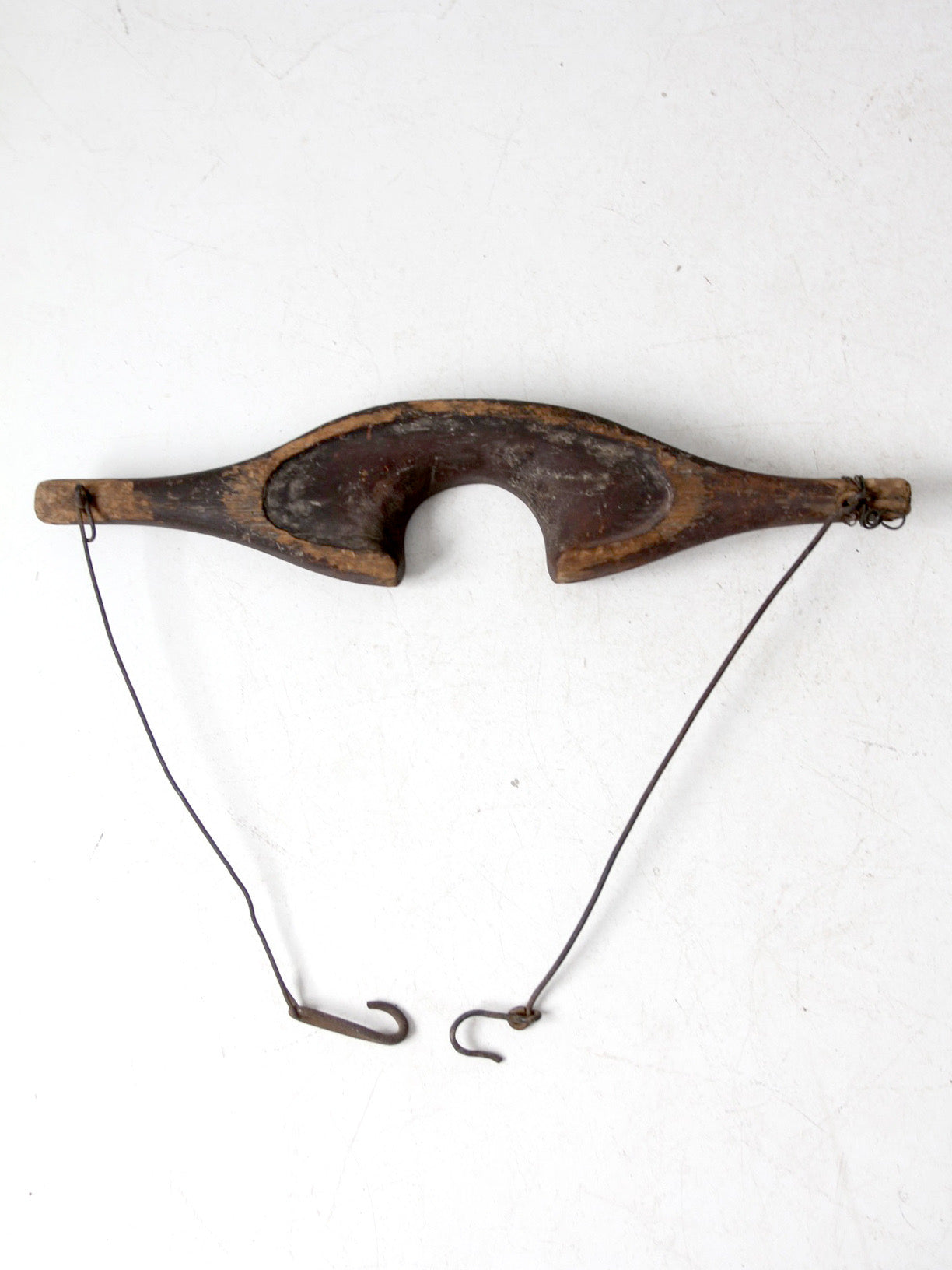 antique wooden shoulder yoke