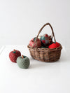 vintage wicker basket