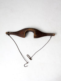 antique wooden shoulder yoke