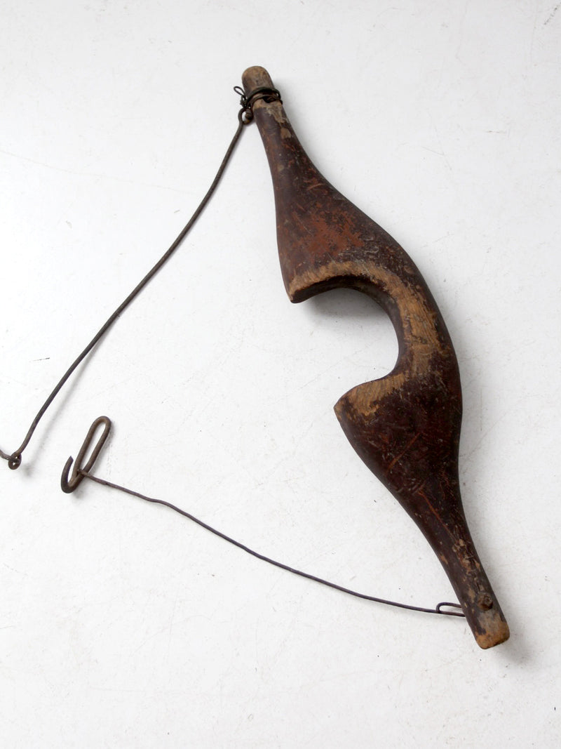 antique wooden shoulder yoke