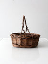 vintage wicker basket