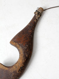 antique wooden shoulder yoke