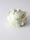 vintage Holland Mold cabbage bowl with lid