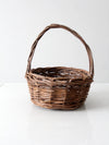 vintage wicker basket