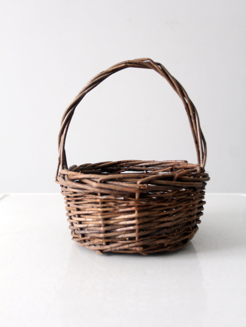 vintage wicker basket