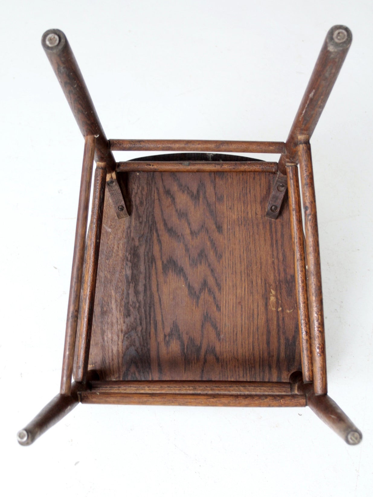 antique accent chair with low back