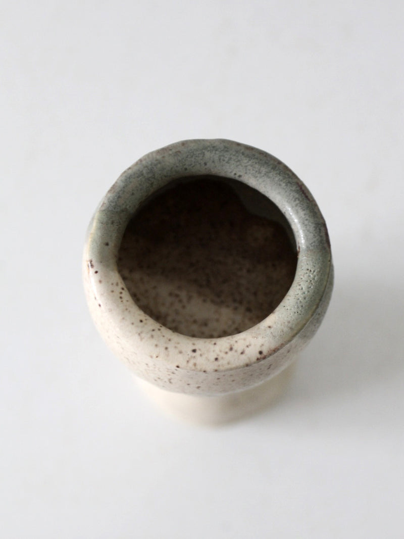 vintage studio pottery chalice