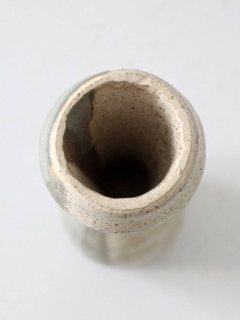vintage studio pottery chalice
