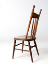 antique children's spindle back chair