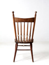 antique children's spindle back chair