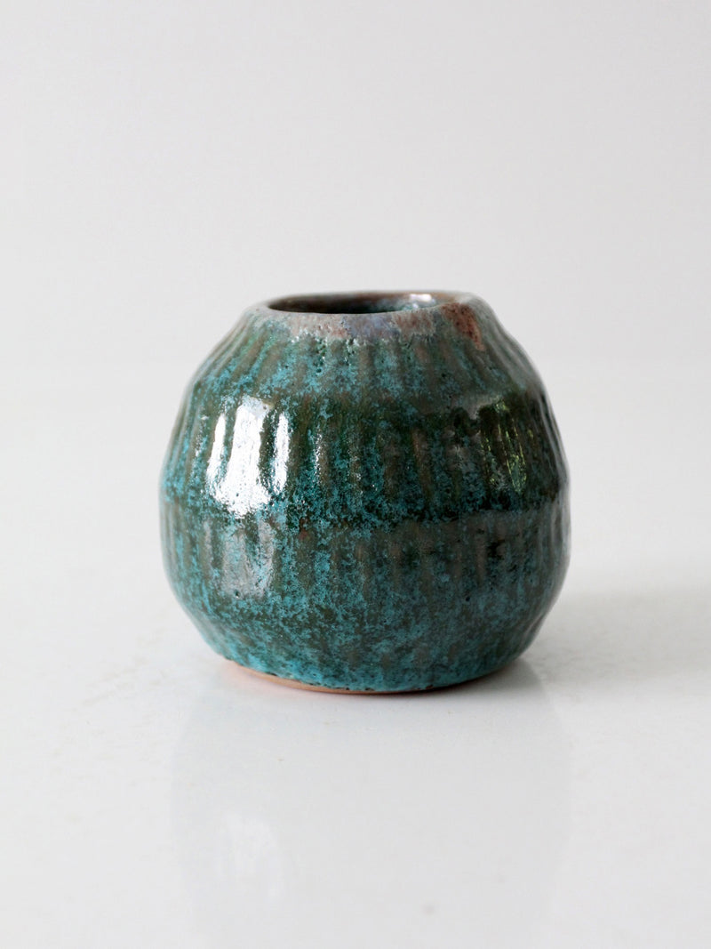 vintage studio pottery vase