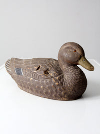 vintage Ariduk duck decoy by General Fibre Co.