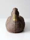 vintage Ariduk duck decoy by General Fibre Co.
