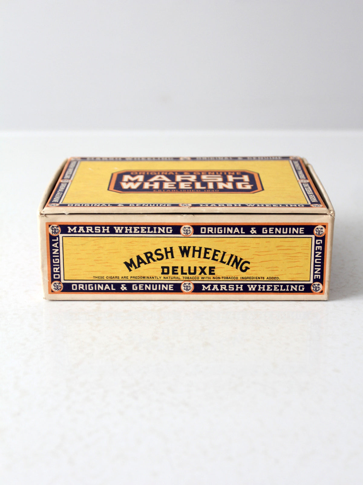 vintage Marsh & Wheeling cigar box