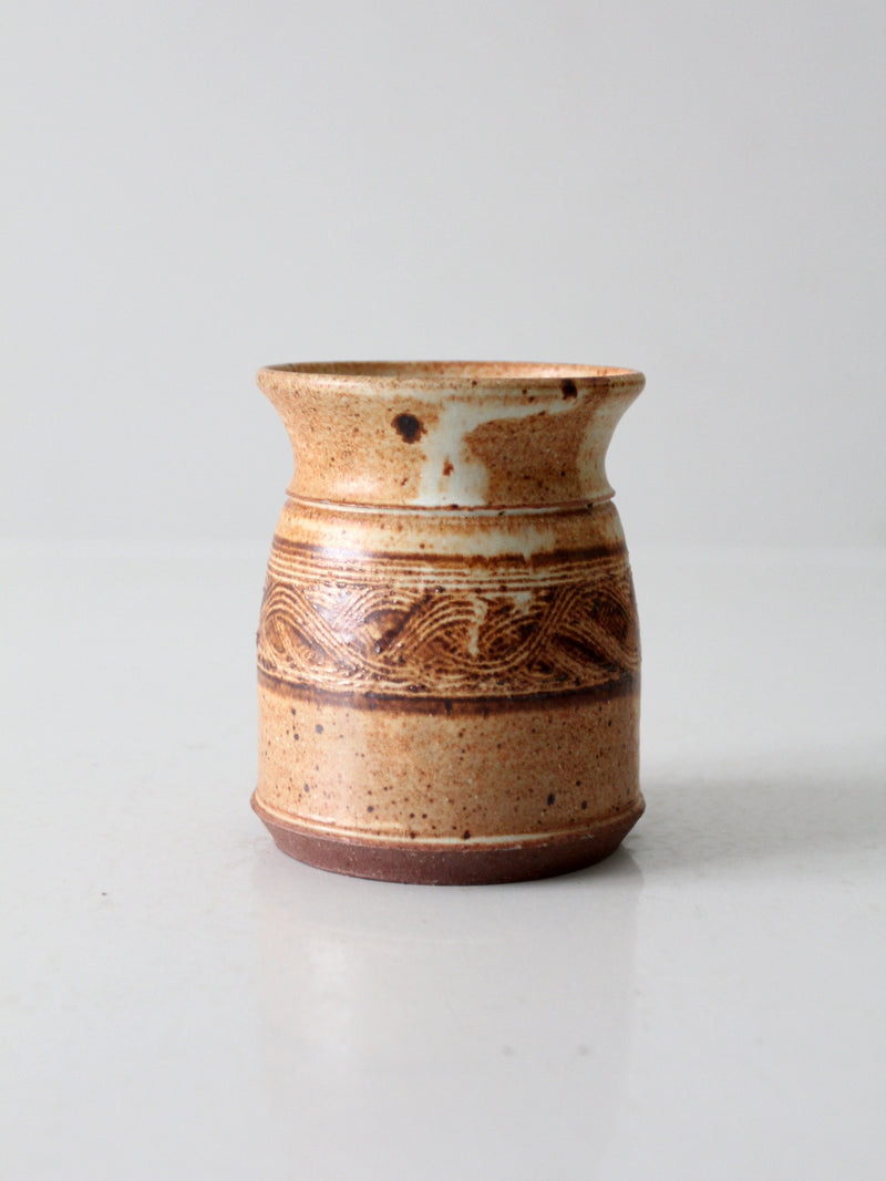 vintage studio pottery vase