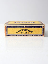 vintage Marsh & Wheeling cigar box