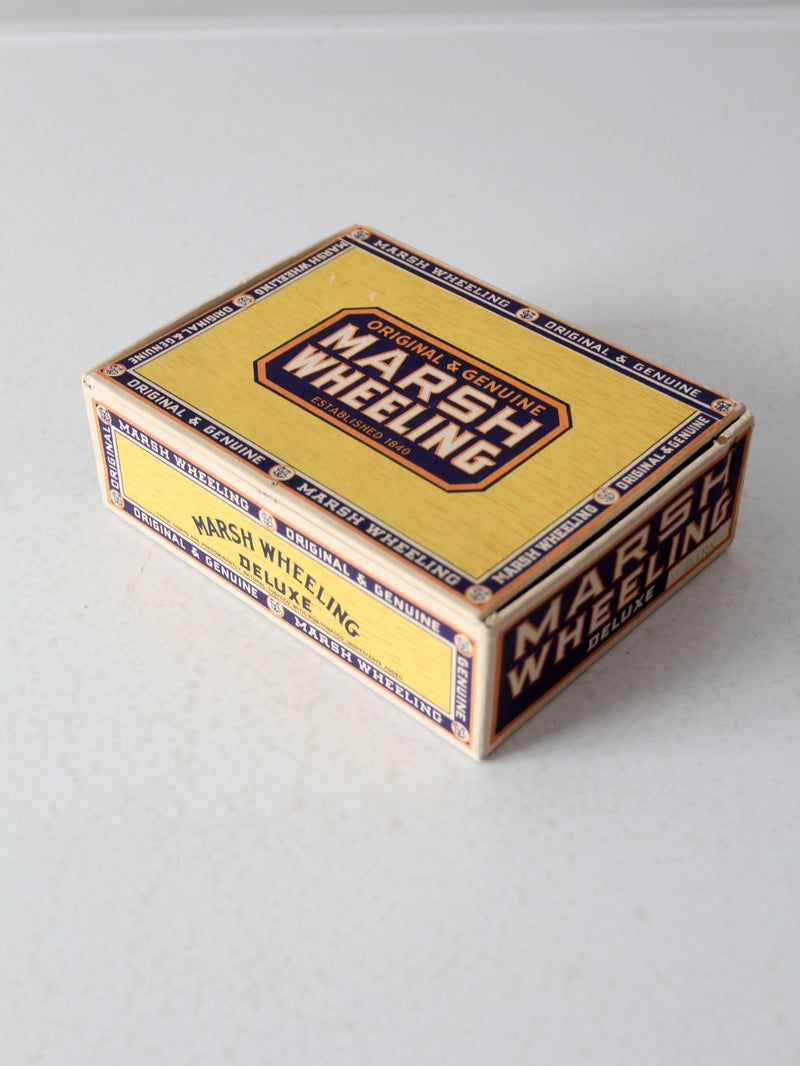 vintage Marsh & Wheeling cigar box