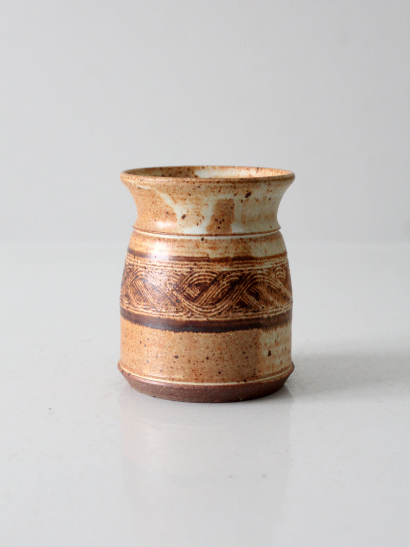 vintage studio pottery vase