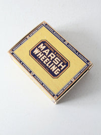 vintage Marsh & Wheeling cigar box