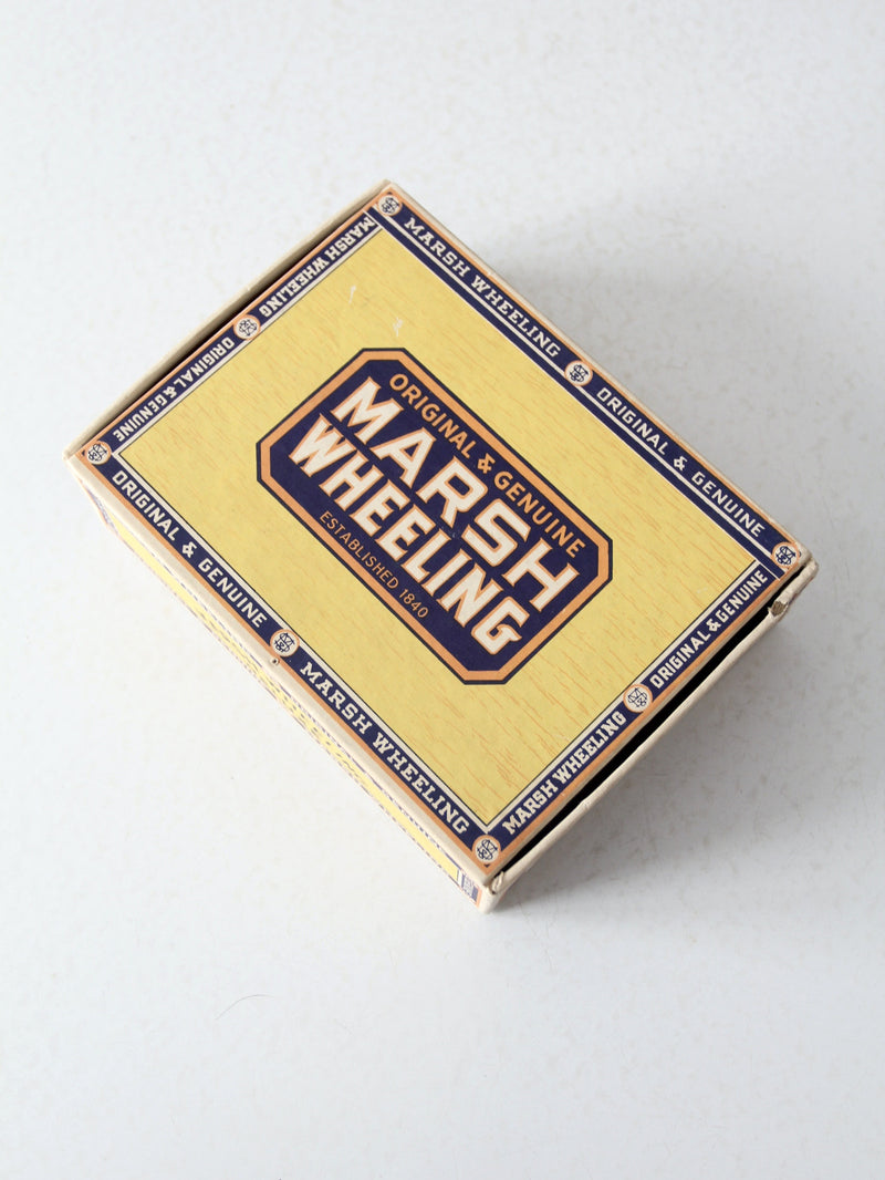 vintage Marsh & Wheeling cigar box