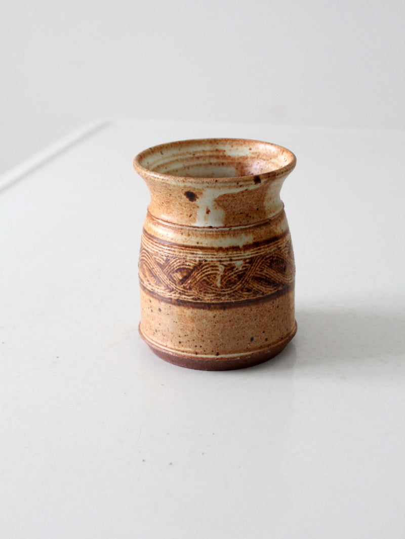 vintage studio pottery vase