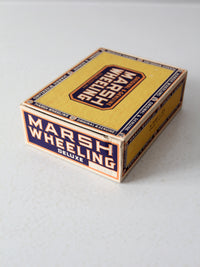 vintage Marsh & Wheeling cigar box