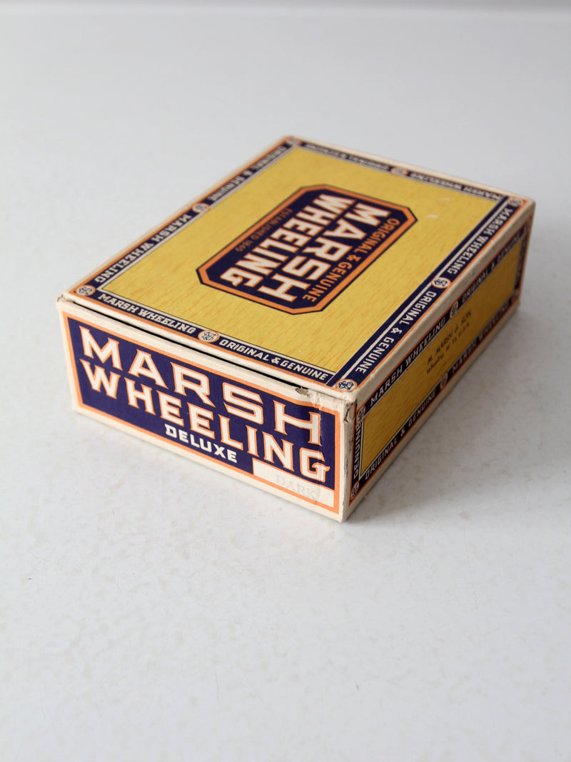 vintage Marsh & Wheeling cigar box