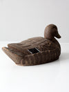 vintage Ariduk duck decoy by General Fibre Co.