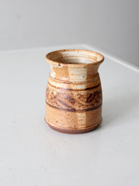 vintage studio pottery vase