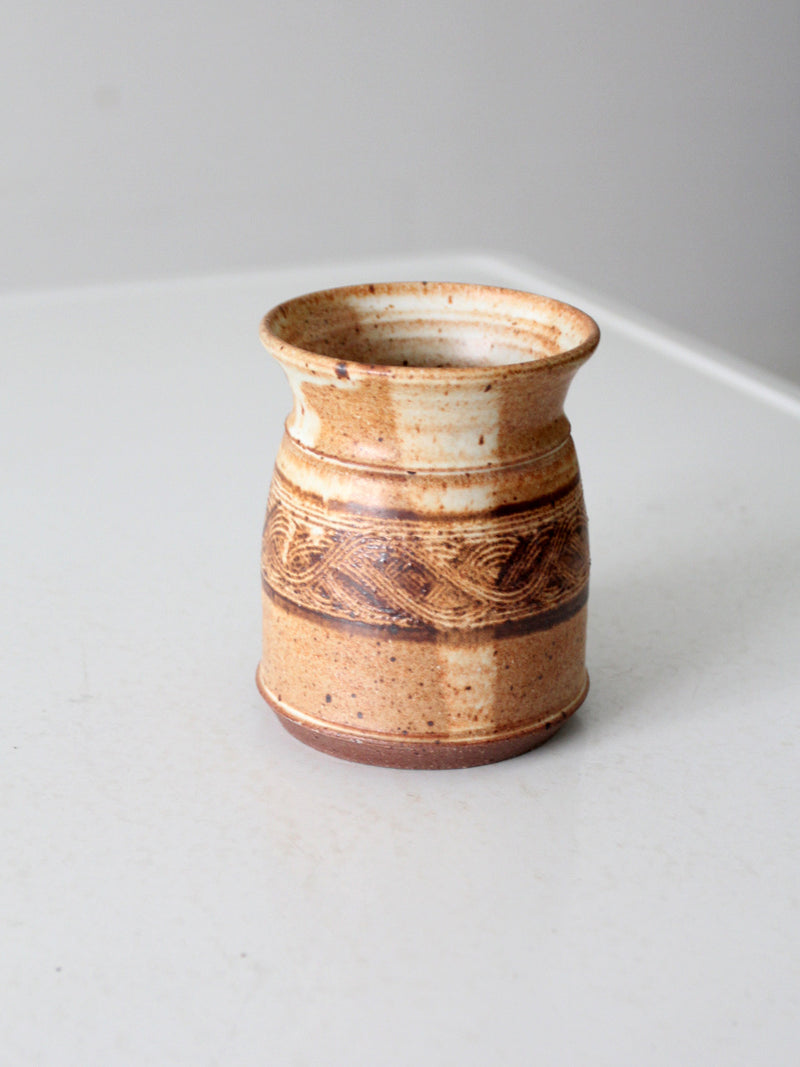 vintage studio pottery vase