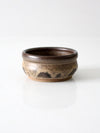 vintage studio pottery bowl