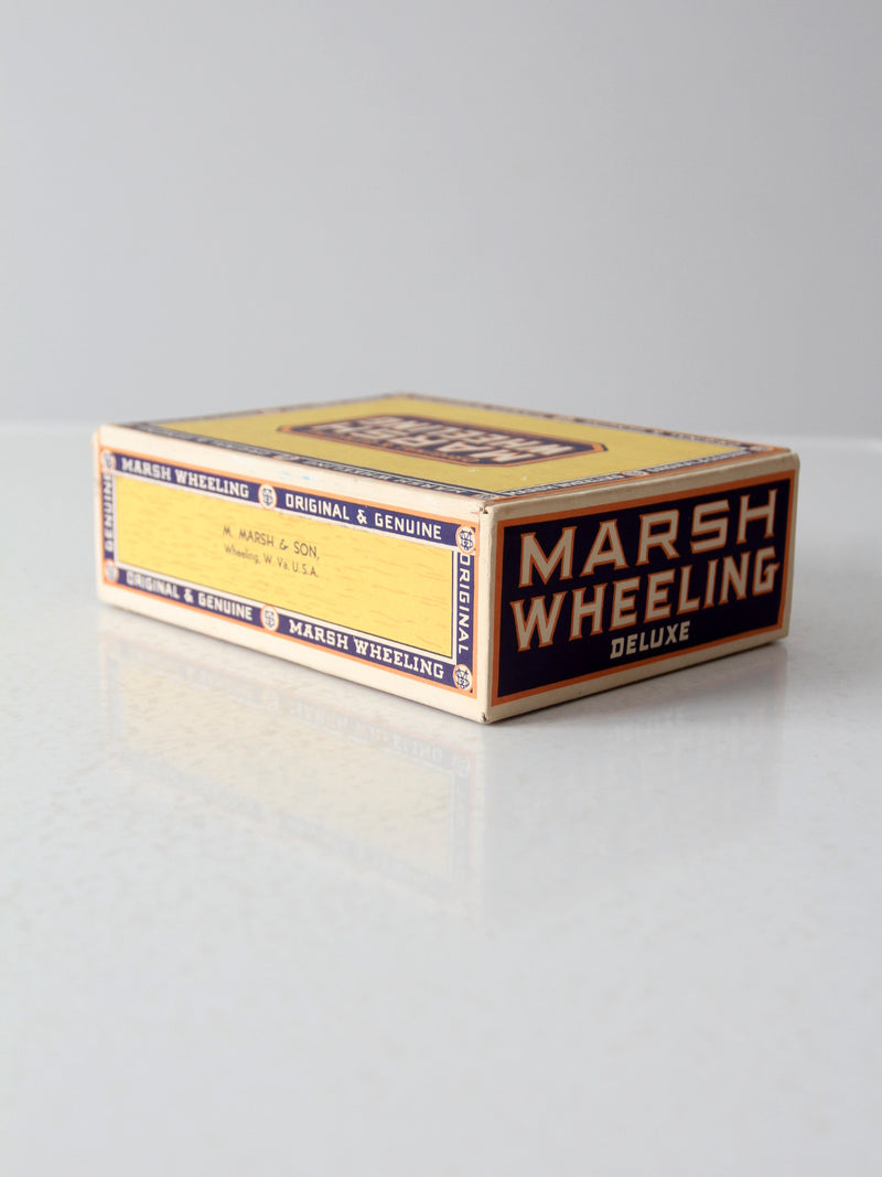 vintage Marsh & Wheeling cigar box